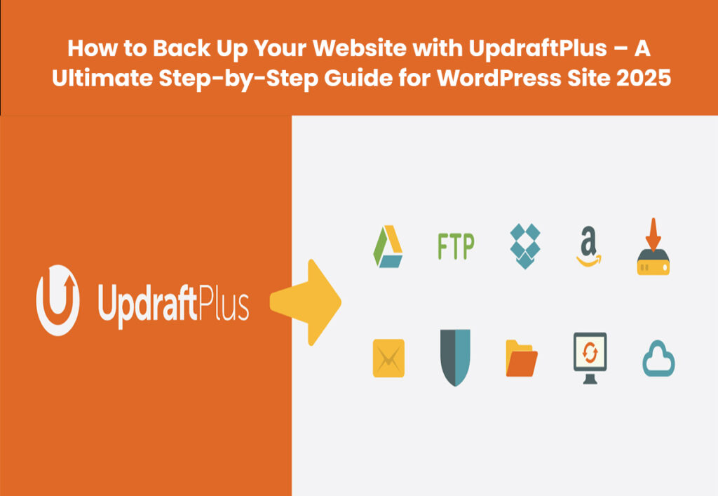 How to Back Up Your Website with UpdraftPlus – A Best Ultimate Step-by-Step Guide for Backup WordPress Site 2025