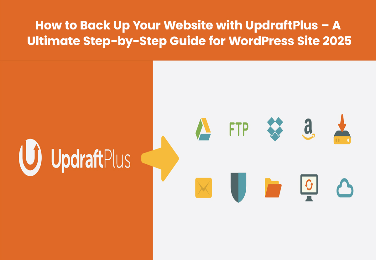 How to Back Up Your Website with UpdraftPlus – A Best Ultimate Step-by-Step Guide for Backup WordPress Site 2025